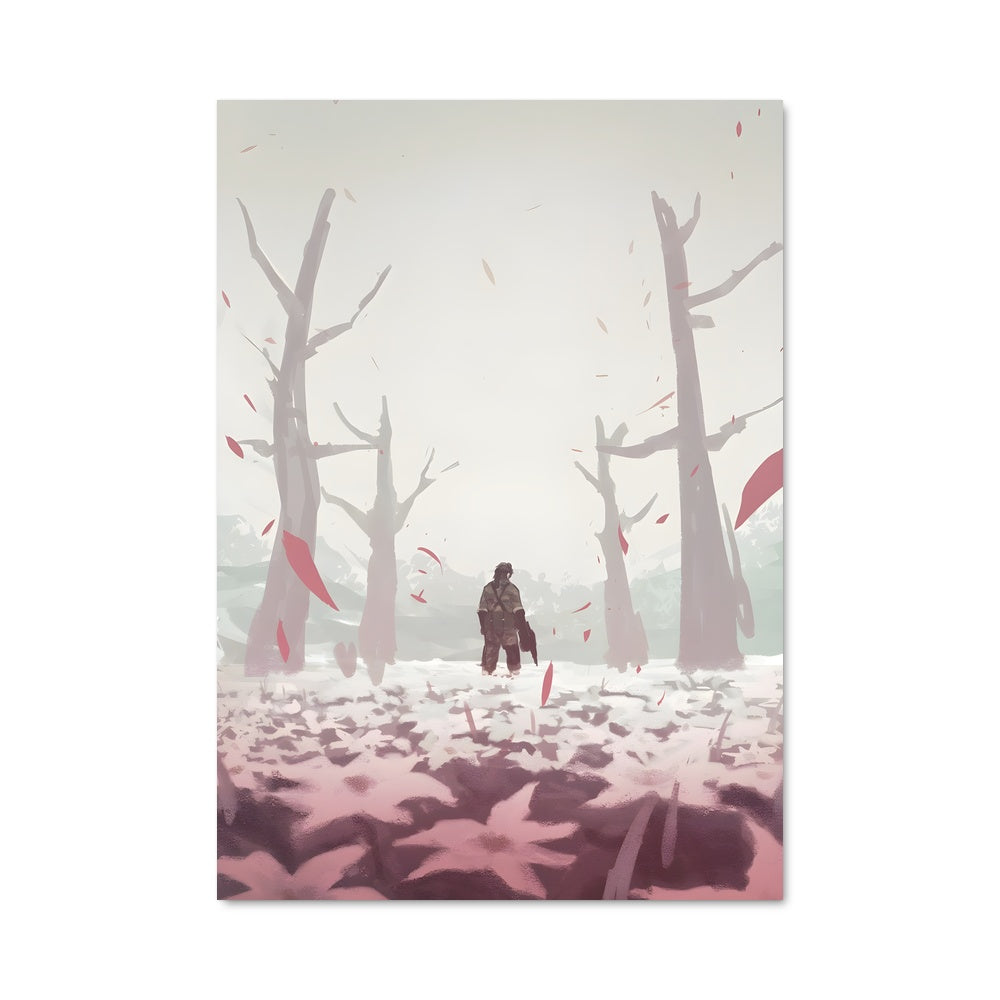 Poster Solid Snake dans la Nature