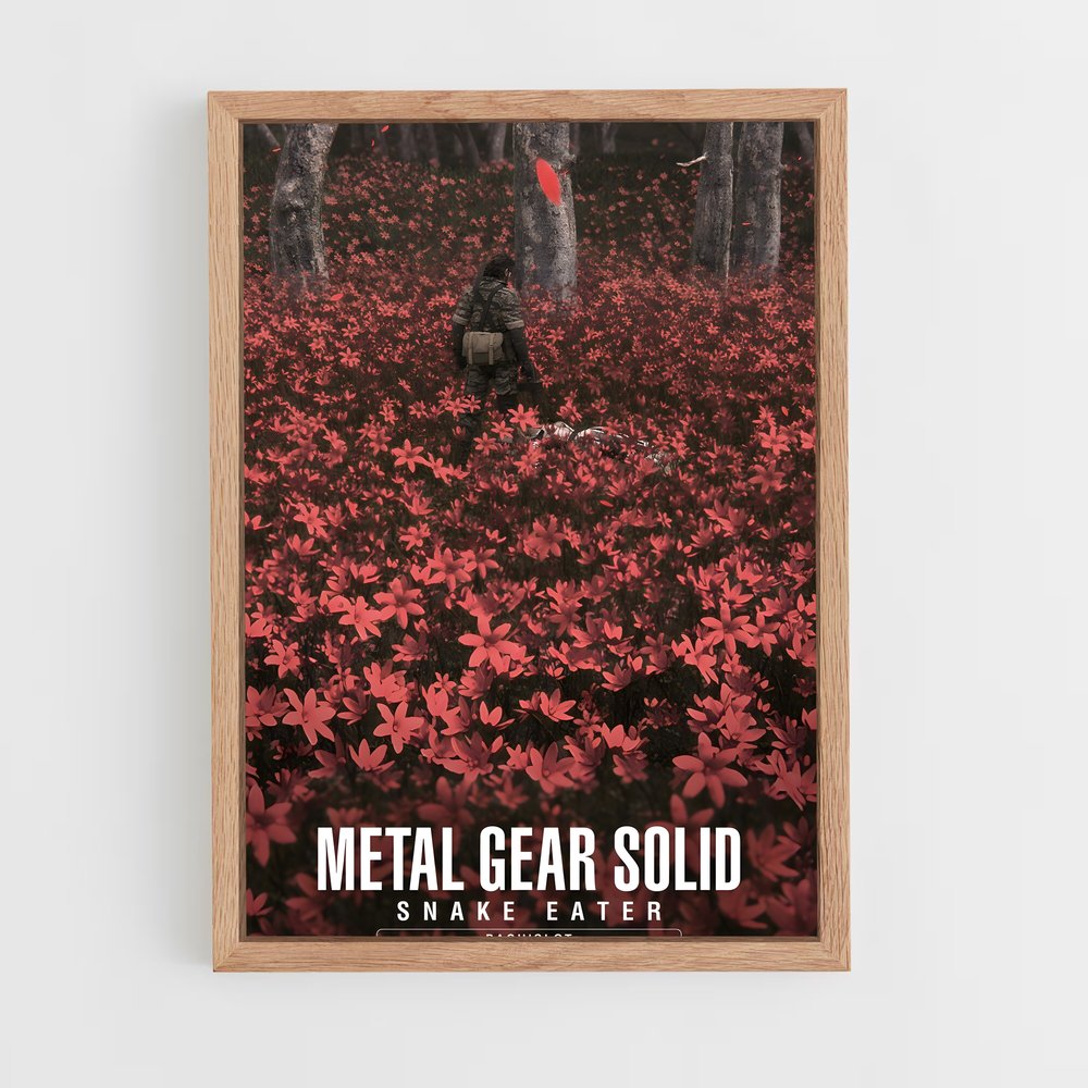 ap-metal gear solid-2 cadre Bois clair