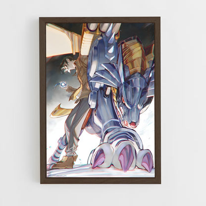 ap-metalgarurumon-1 cadre Bois foncé