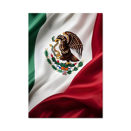 Poster Mexico city flag 85552