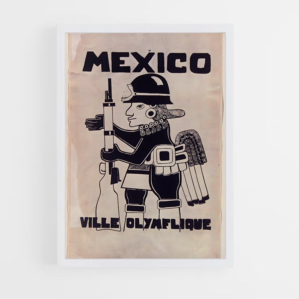 ap-mexico city 1968-2 cadre Blanc