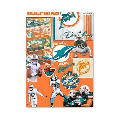 Poster Dolphins Fever