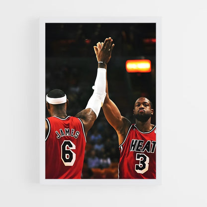 ap-miami heat-2 cadre Blanc