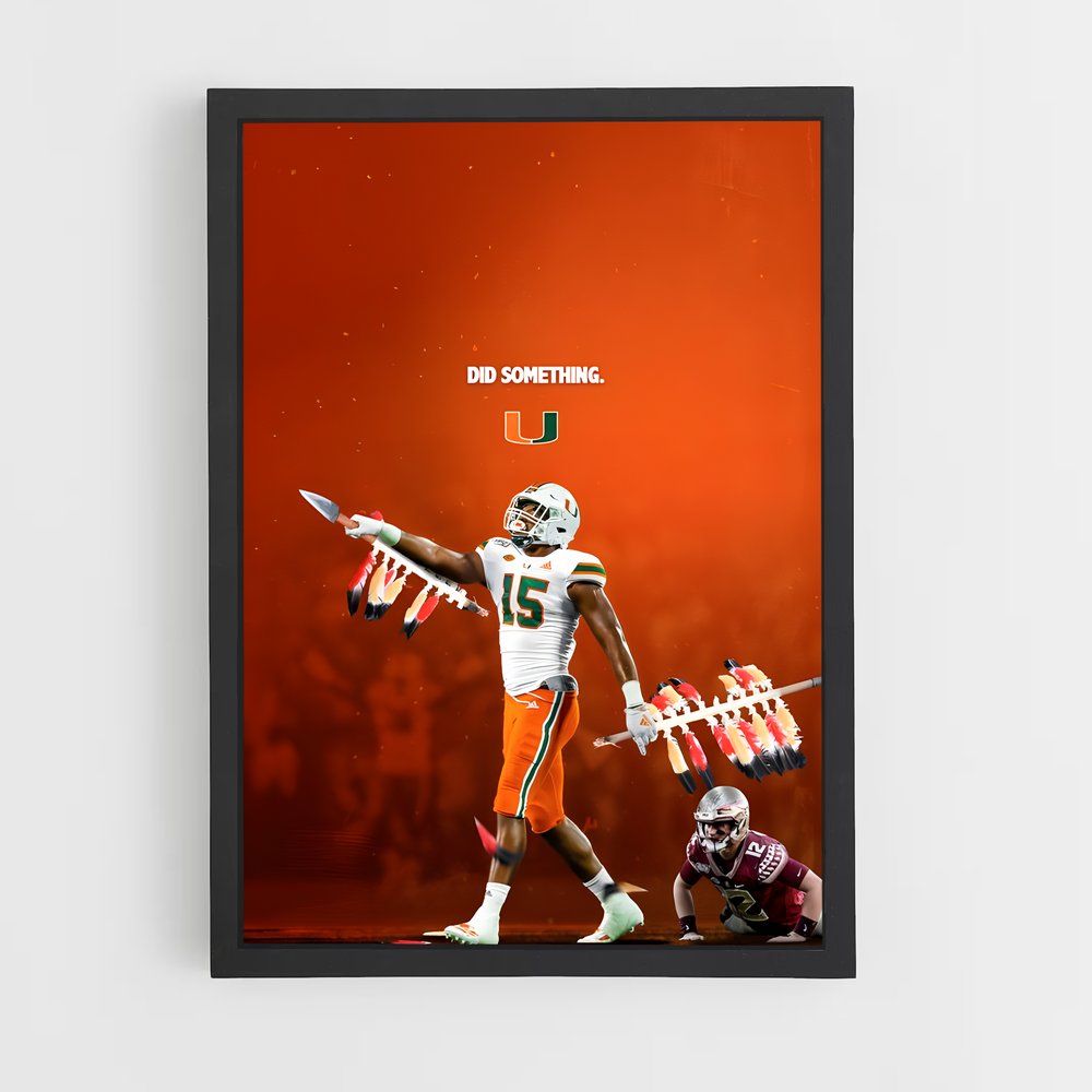 ap-miami hurricanes-7 cadre Noir