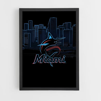 ap-miami marlins-2 cadre Noir
