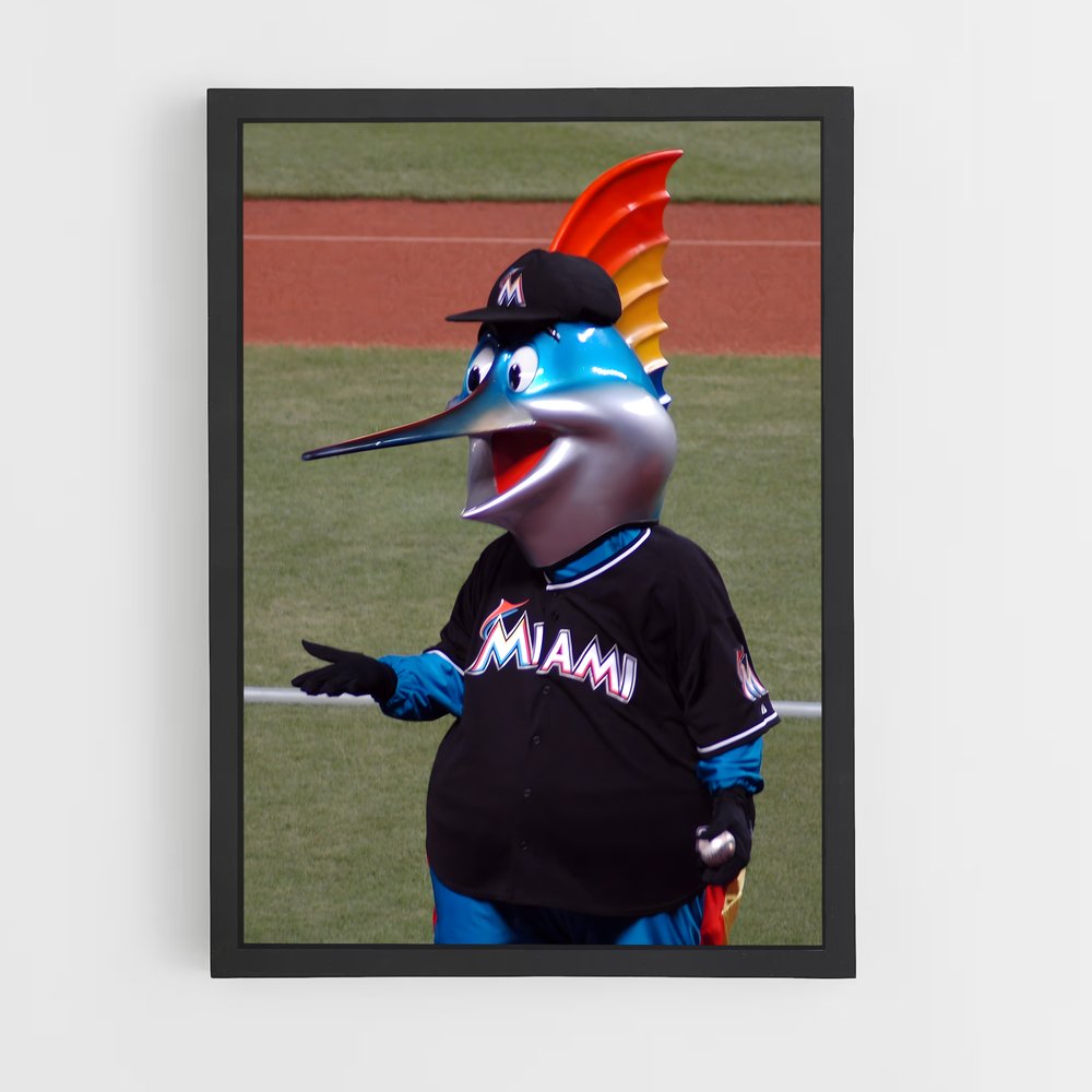 ap-miami marlins-4 cadre Noir