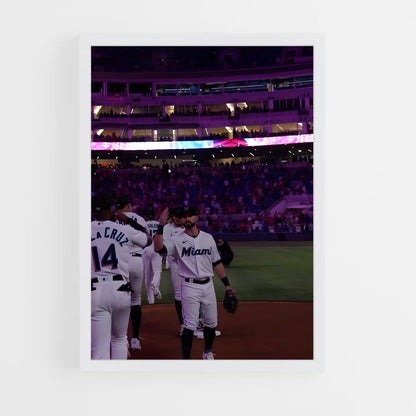 ap-miami marlins-5 cadre Blanc