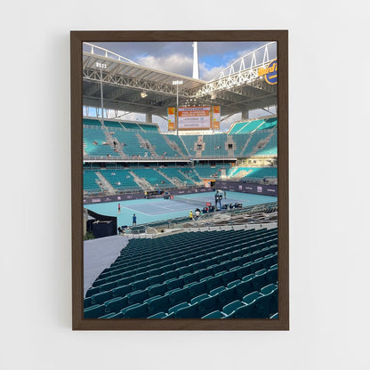 ap-miami open tennis-3 cadre Bois foncé