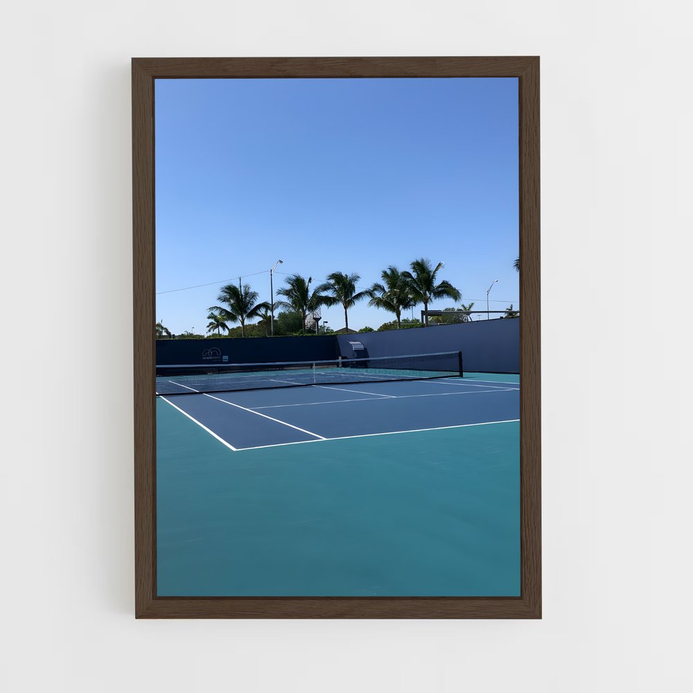 ap-miami open tennis-9 cadre Bois foncé