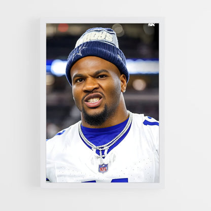ap-micah parsons-1 cadre Blanc