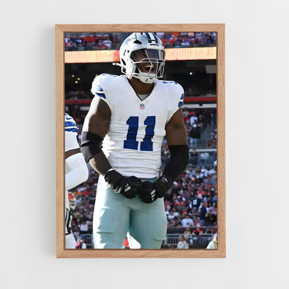 ap-micah parsons-7 cadre Bois clair