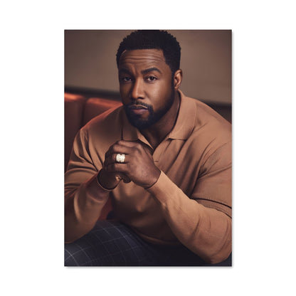 Poster L'Homme au Pull Brun