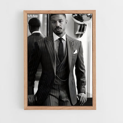 ap-michael b jordan-3 cadre Bois clair