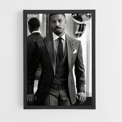 ap-michael b jordan-3 cadre Noir