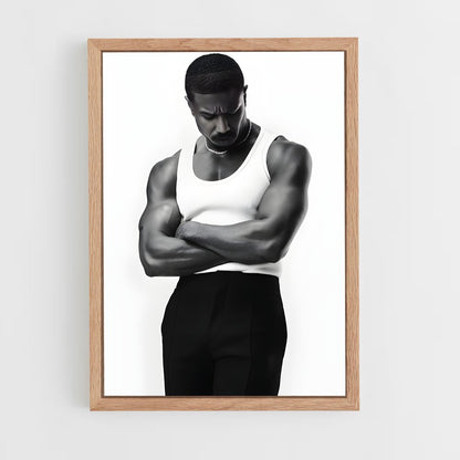 ap-michael b jordan-8 cadre Bois clair