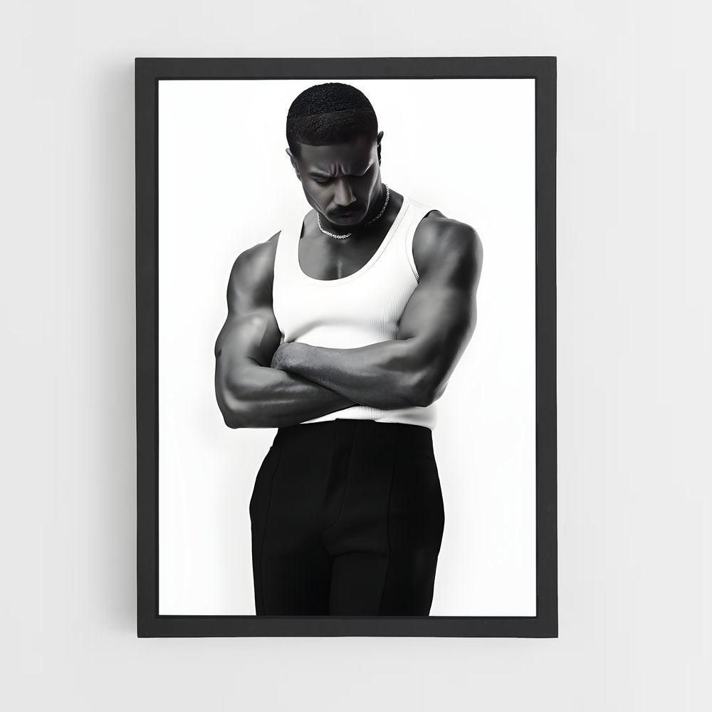 ap-michael b jordan-8 cadre Noir