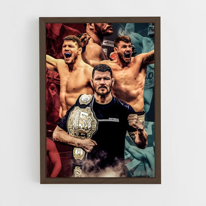 ap-michael bisping-5 cadre Bois foncé