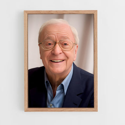 ap-michael caine-3 cadre Bois clair