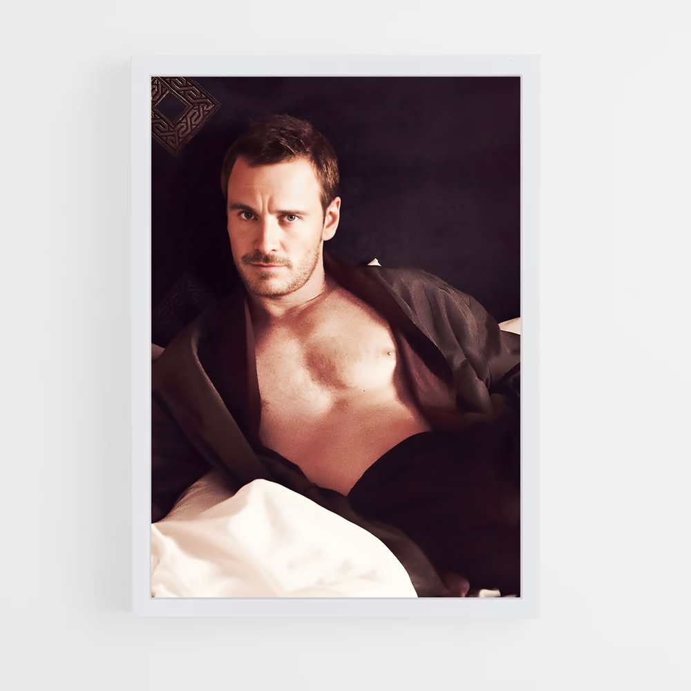 ap-michael fassbender-4 cadre Blanc