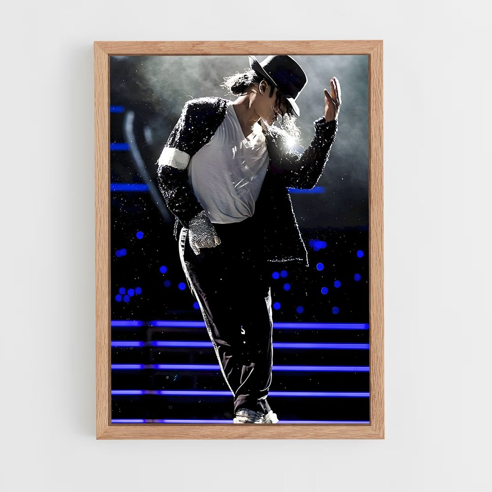 ap-michael jackson-1 cadre Bois clair