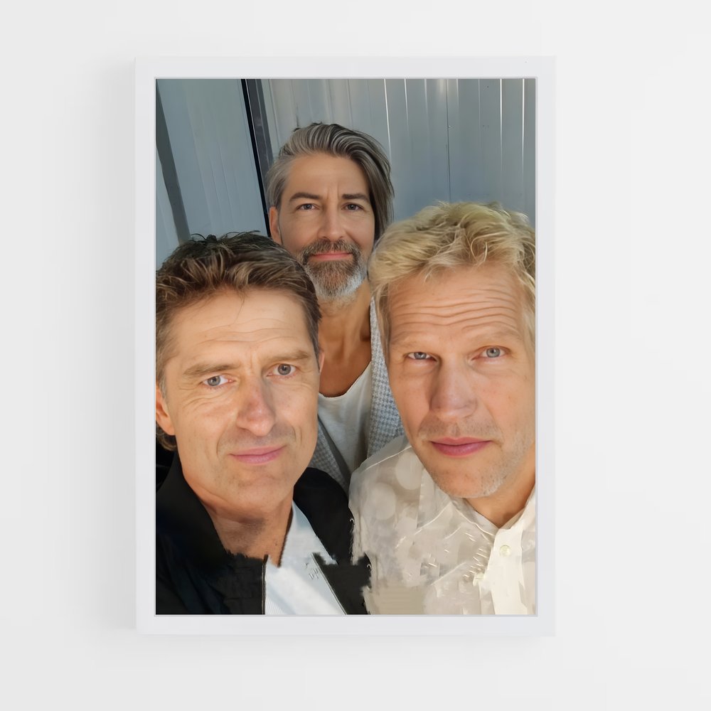 ap-michael learns to rock-3 cadre Blanc