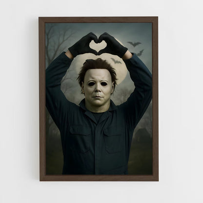 ap-michael myers-9 cadre Bois foncé