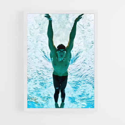 ap-michael phelps-4 cadre Blanc