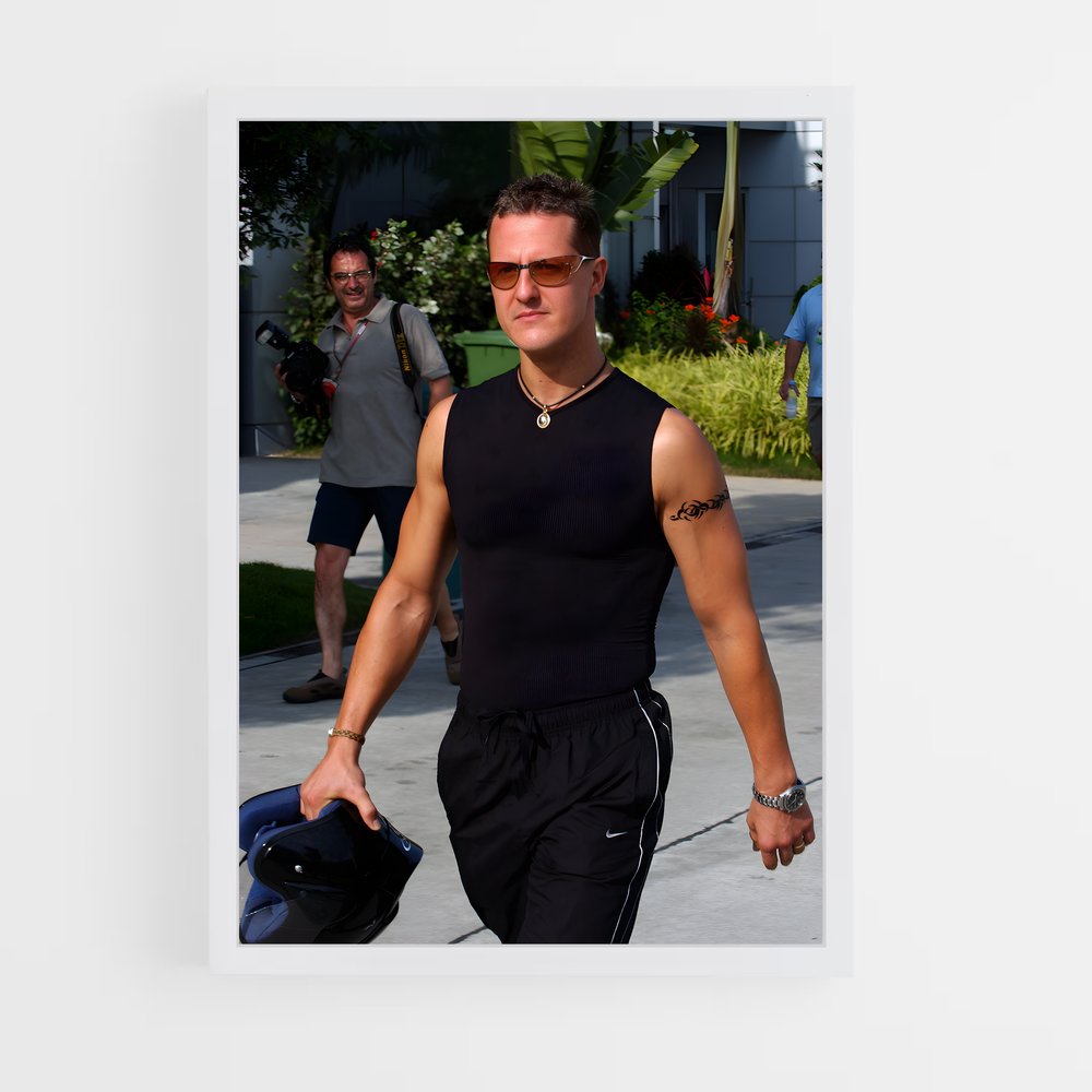 ap-michael schumacher-11 cadre Blanc