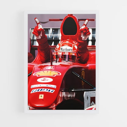 ap-michael schumacher-2 cadre Blanc