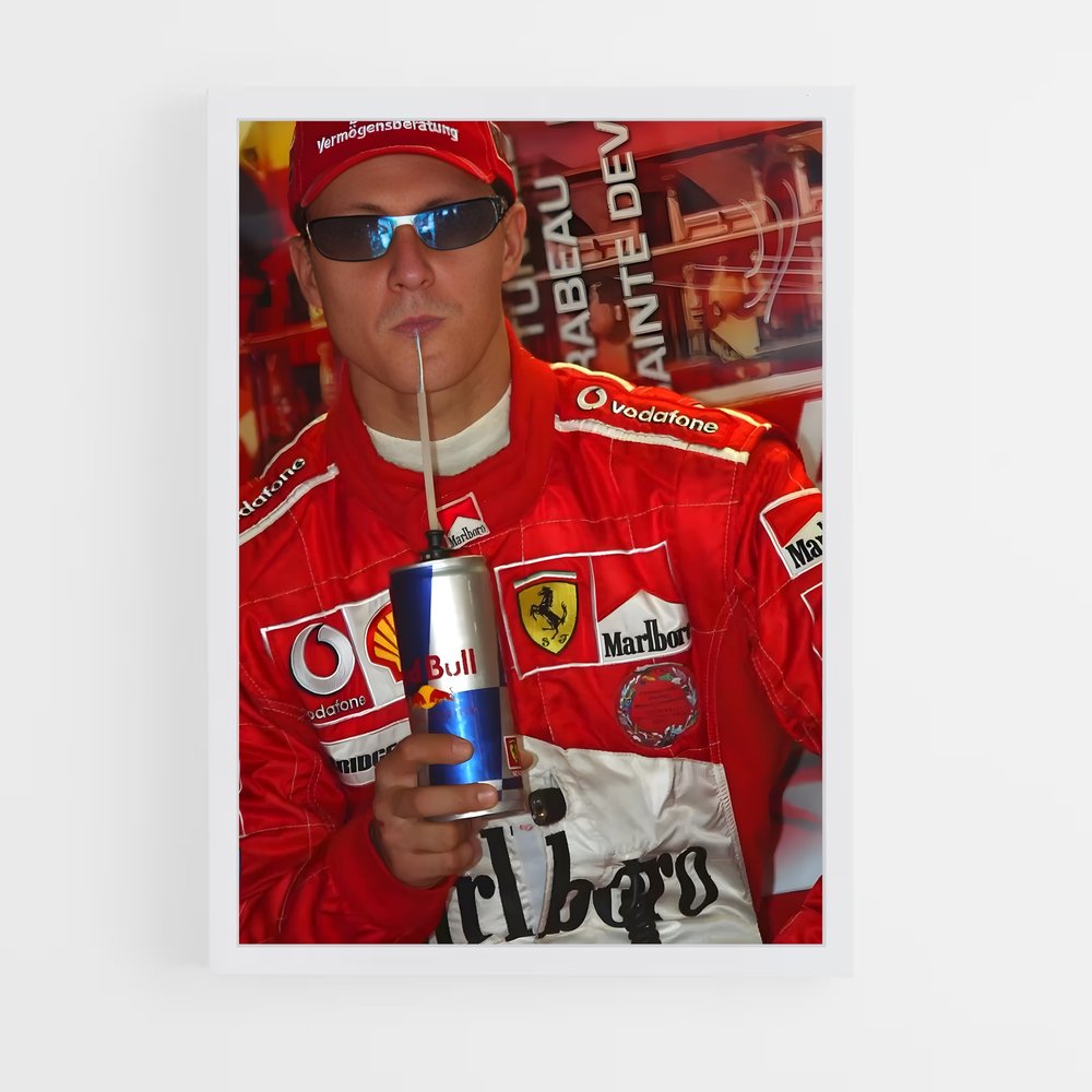 ap-michael schumacher-3 cadre Blanc