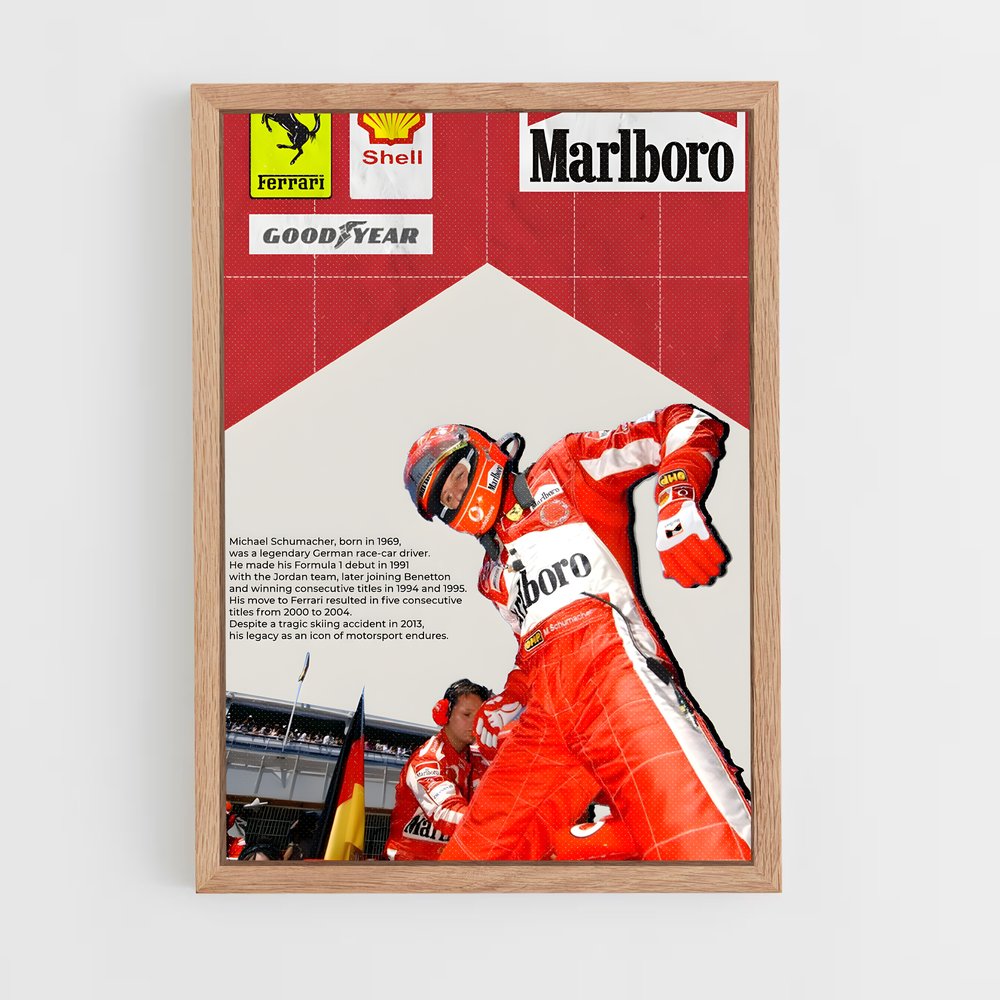 ap-michael schumacher-5 cadre Bois clair