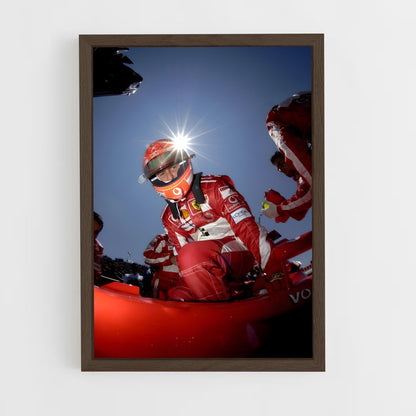 ap-michael schumacher-8 cadre Bois foncé
