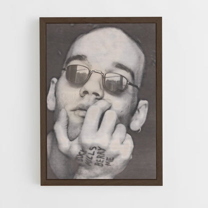 ap-michael stipe-3 cadre Bois foncé