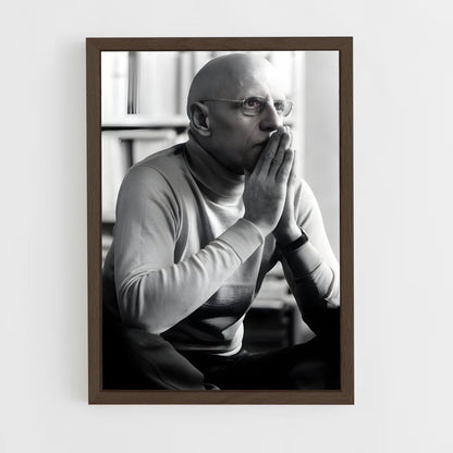 ap-michel foucault-3 cadre Bois foncé