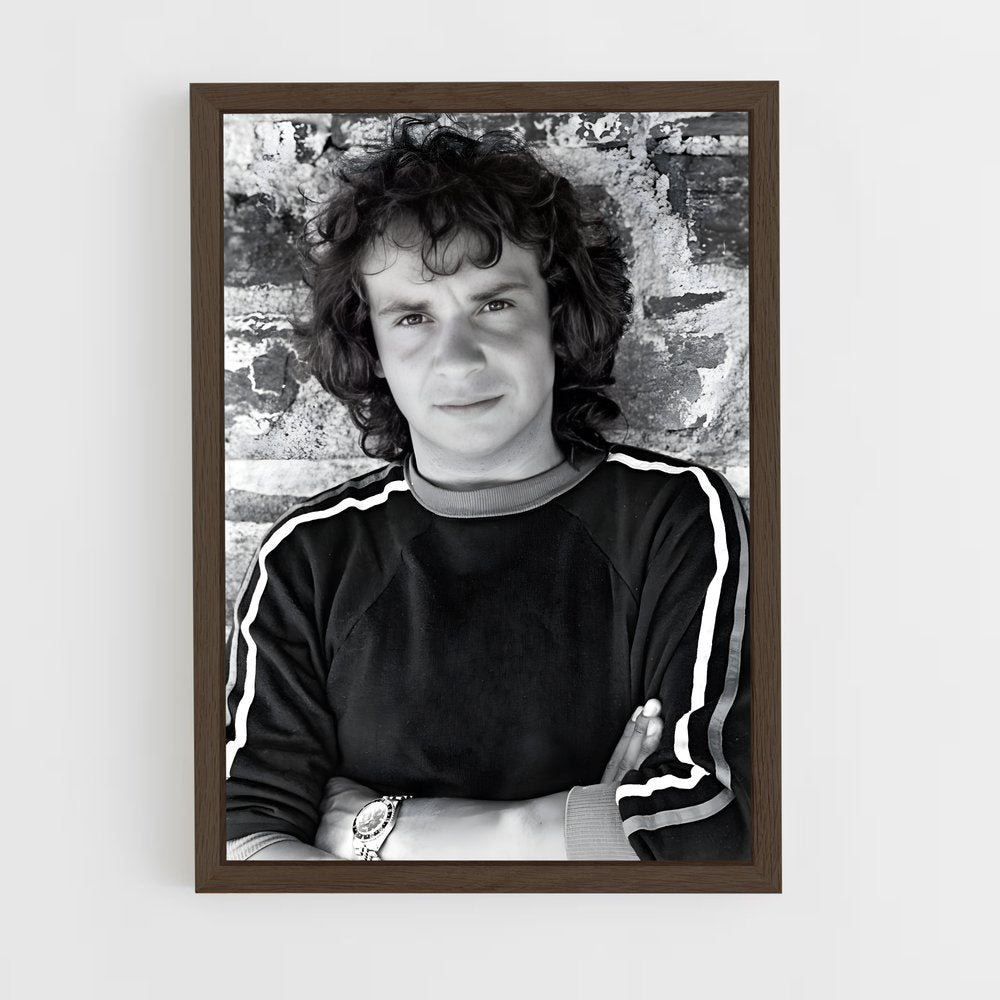 ap-michel sardou-7 cadre Bois foncé