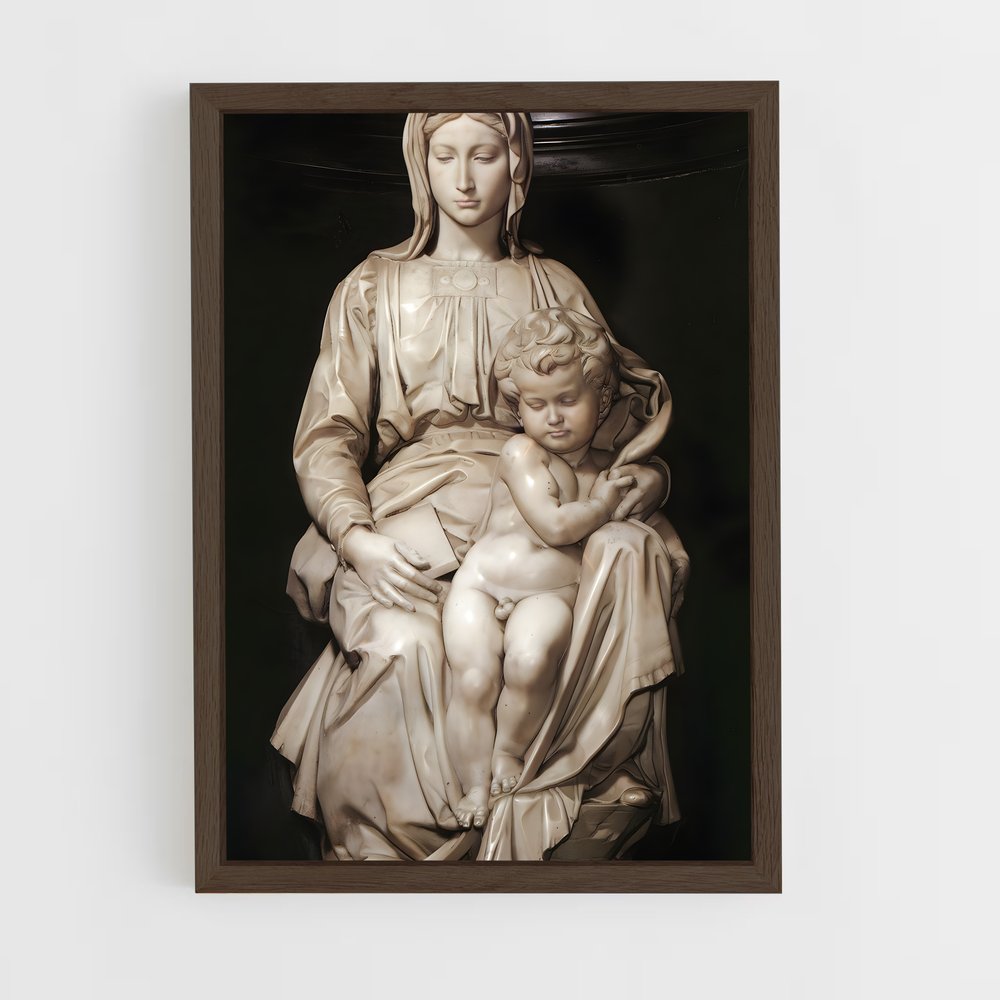ap-michelangelo-11 cadre Bois foncé