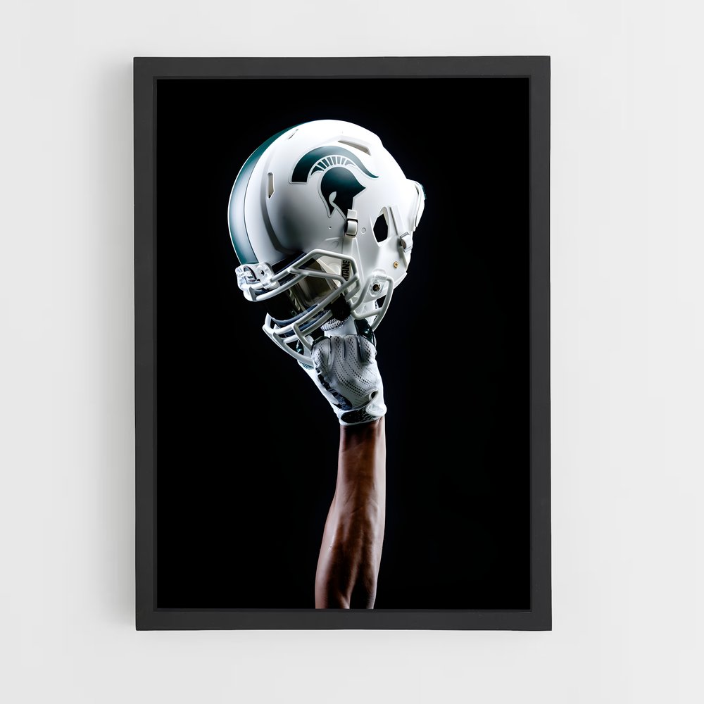ap-michigan state spartans-3 cadre Noir