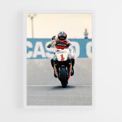 ap-mick doohan-10 cadre Blanc