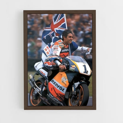 ap-mick doohan-2 cadre Bois foncé