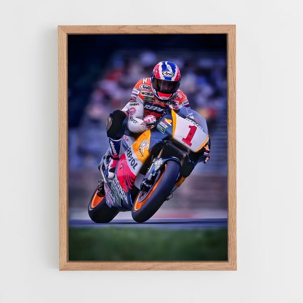 ap-mick doohan-5 cadre Bois clair