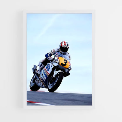 ap-mick doohan-7 cadre Blanc