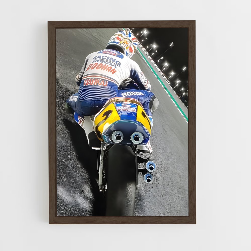 ap-mick doohan-9 cadre Bois foncé