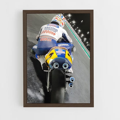 ap-mick doohan-9 cadre Bois foncé