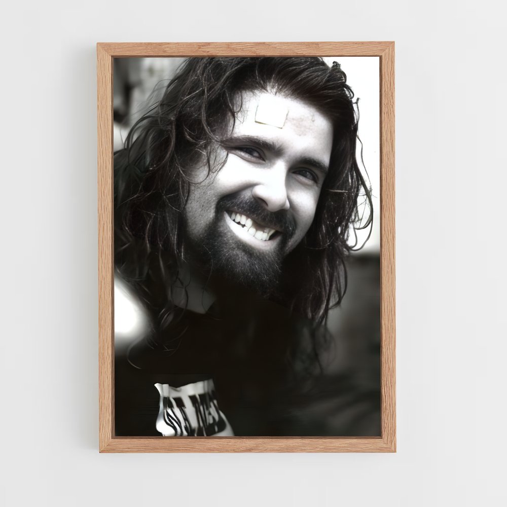 ap-mick foley-3 cadre Bois clair