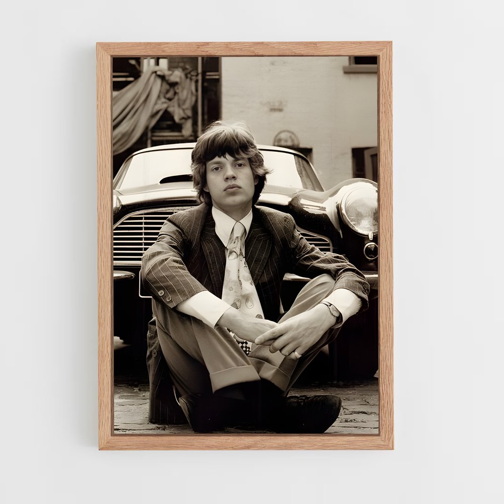 ap-mick jagger-1 cadre Bois clair