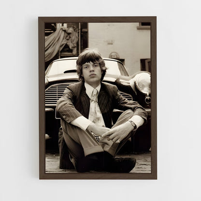 ap-mick jagger-1 cadre Bois foncé