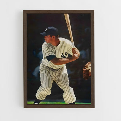 ap-mickey mantle-1 cadre Bois foncé