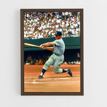 ap-mickey mantle-3 cadre Bois foncé