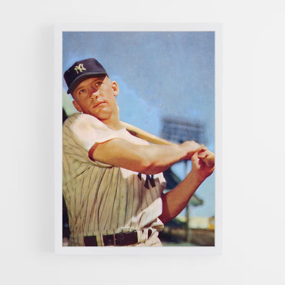 ap-mickey mantle-4 cadre Blanc