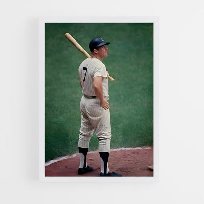 ap-mickey mantle-5 cadre Blanc